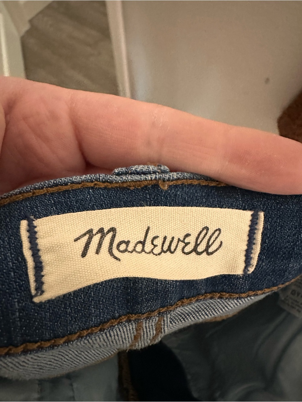 Madewell 9” High-Rise Skinny Jeans Size 26 Medium Wash Stretch Denim 27” Inseam - Picture 4 of 5